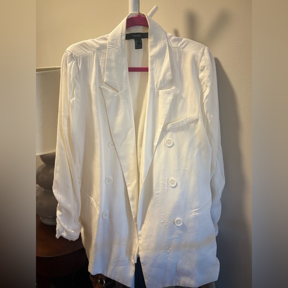 Forever 21 Ivory Jacket